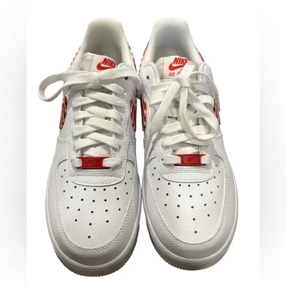 Air Force 1 Low '07 Essential 'Mystic Red Gingham' - Picture 2 of 9